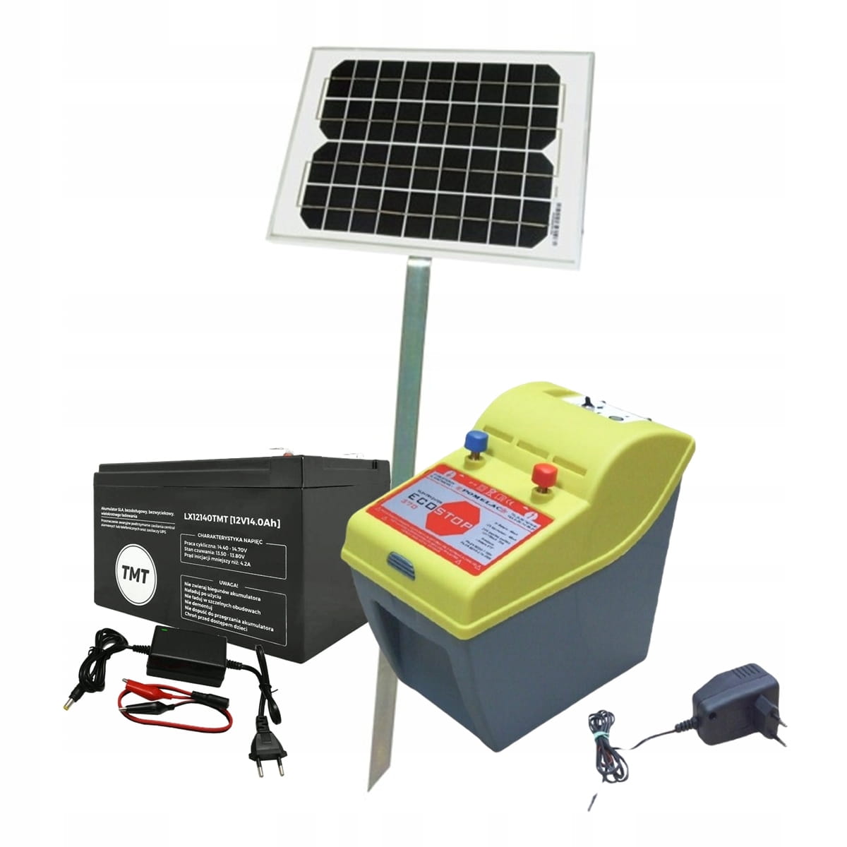 PASTUCH ZESTAW SOLARNY Pomelac Eco Stop 12V/230 - Cavalo